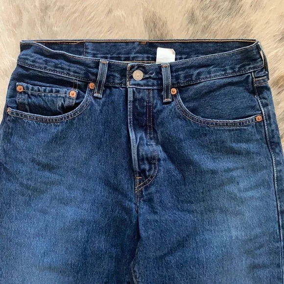 Vintage Levi’s 501 Straight-Leg Non-Stretch 100% Cotton Denim Jeans W31 L30 - Picture 5 of 15